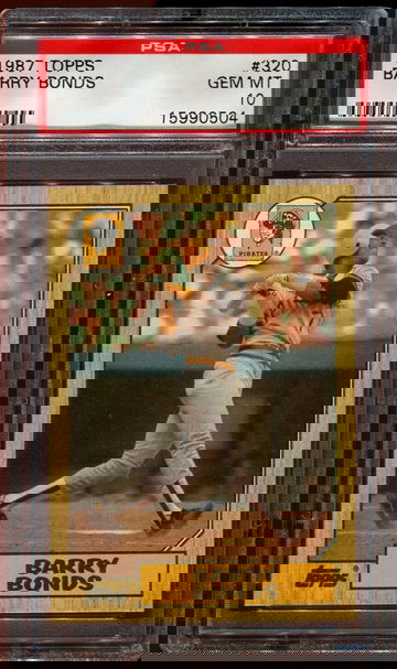 1987 Topps #320 Barry Bonds PSA 10