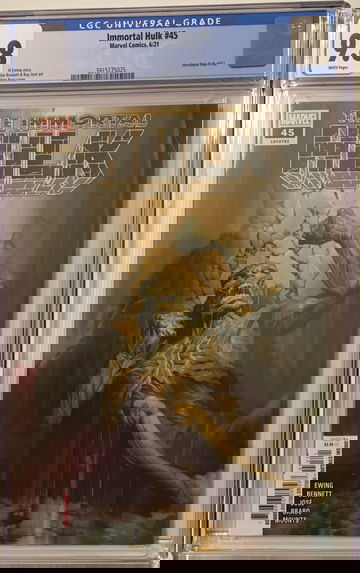 IMMORTAL HULK # 45 MARVEL COMICS 2021 CGC 9.8 WHITE PAGES COOL BOOK!!