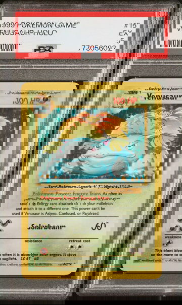 1999 Pokemon Base Set Holo Venusaur #15 PSA 5