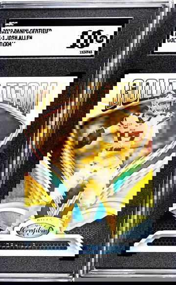 2022 Panini Certified #GT-1 Josh Allen Gold Team SGC 10