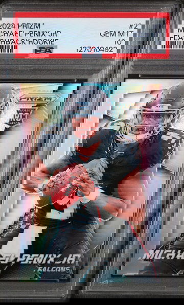 2024 Panini Prizm Flashback Rookie Michael Penix Jr. #2 PSA 10