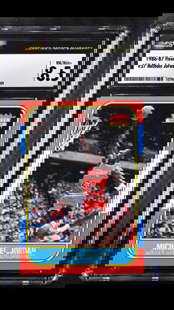 1986-87 Fleer Michael Jordan #57