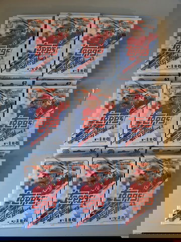  Lot (x9) 2021 Topps Series 1 Hanger Box