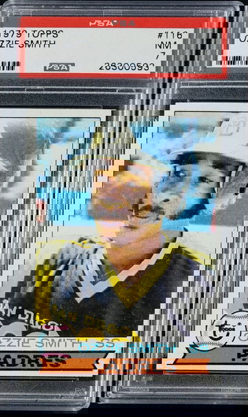 1979 Topps Ozzie Smith RC PSA 7