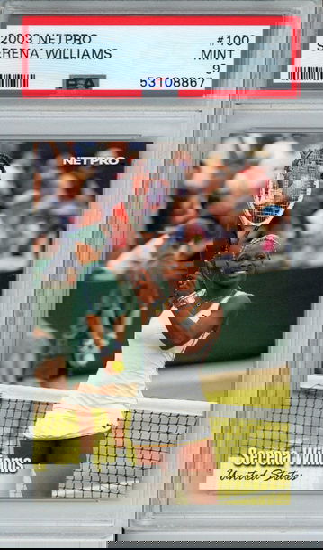 SERENA WILLIAMS 2003 NetPro SP Tennis #100 PSA 9 MINT Rookie Card RC