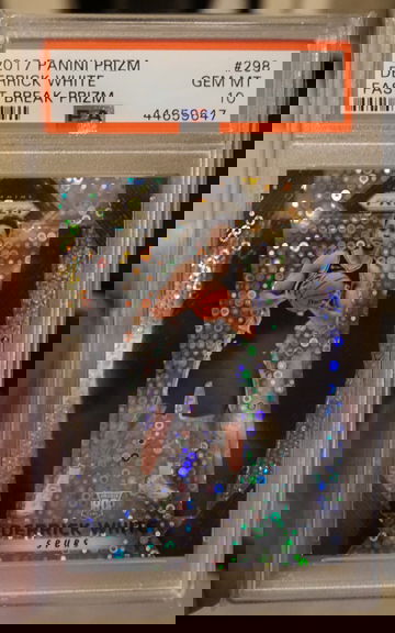 2017-18 Derrick White Fast Break Prizm (PSA 10)