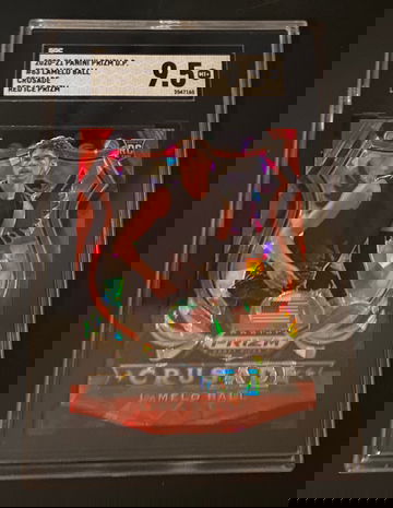 2020 Panini Prizm DP Lamelo Ball Crusade Red Ice SGC 9.5