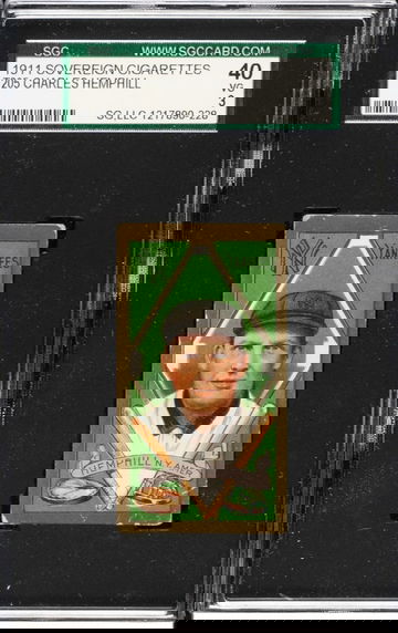 1911 T205 Charles Hemphill New York Yankees SGC 40 VG 3