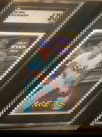 1969 topps NOLAN RYAN SGC 6 Centered