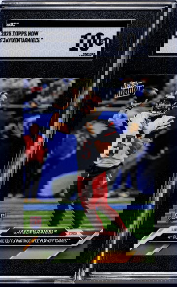 2025 Topps Now #23 Jayden Daniels /18 SGC 10