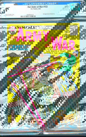 Our Army at War #153 (1965) CGC 6.0 -- O/w to white; 2nd appearance of Enemy Ace