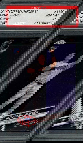 2017 Topps Chrome #169  Aaron Judge RC SA 10  