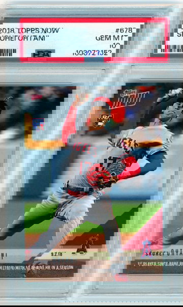 2018 Topps Now #678 Shohei Ohtani PSA 10 GEM MINT!