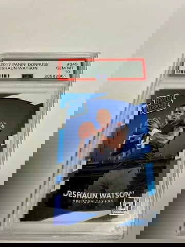 2017 Deshaun Watson Donruss Rated Rookie PSA 10