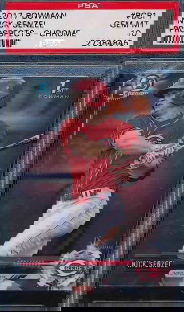 2017 Bowman Chrome Prospects Nick Senzel RC PSA 10 GEM MT 4845