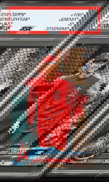 2018 Topps Shohei Ohtani #700 With Bat SSP PSA 10