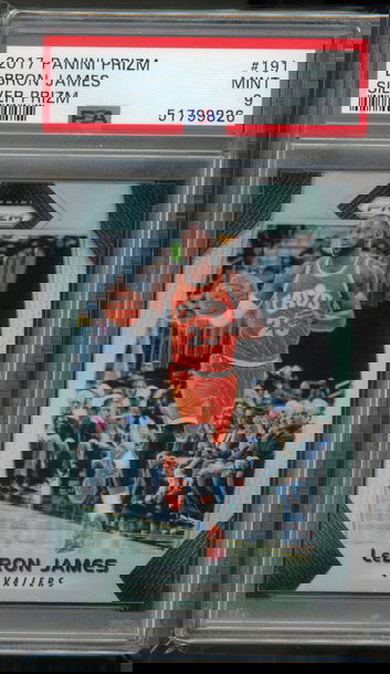 2017 Prizm Silver Lebron James PSA 9 