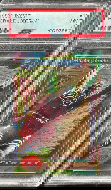 1993 Michael Jordan Finest PSA 9