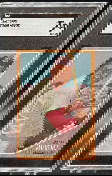 1962 Topps Stan Musial # 50 SGC 7