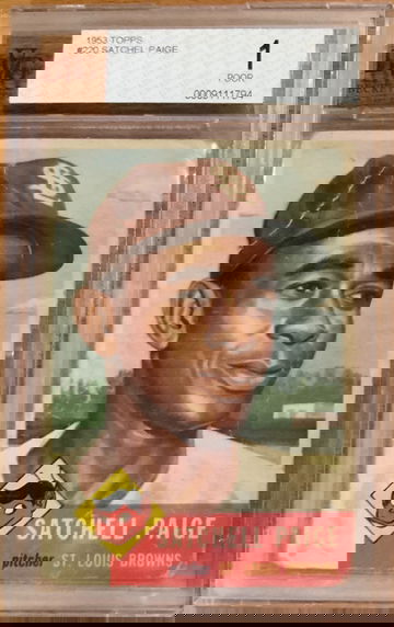 1953 Topps Satchel Paige BVG 1