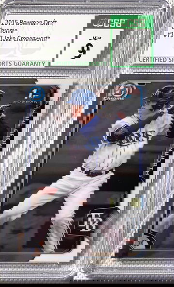 Jake Cronenworth 2015 Bowman Draft Chrome CSG9 Mint