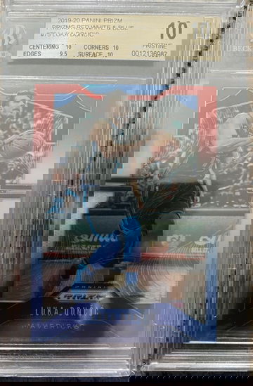 Luka Doncic Prizm Red White Blue BGS 10 POP 4