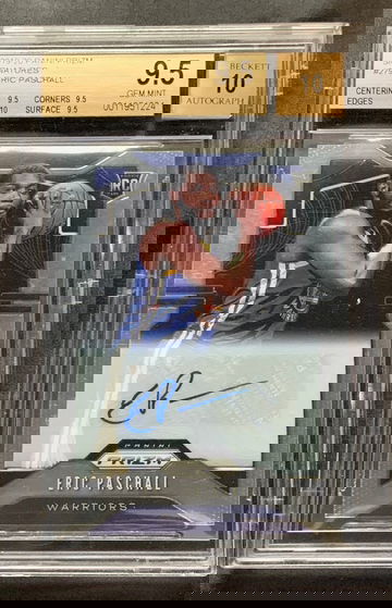 2019 Prizm Signatures Auto Eric Paschall BGS 9.5