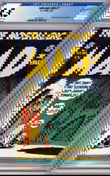 MAD #1 CGC 4.5 AKA THE NOSTALGIC MAD #1 WOOD & KURTZMAN ART 20TH ANNIV REPRINT 1952-1972