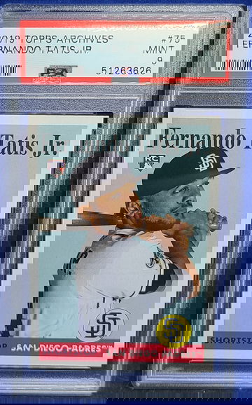 2019 Topps Archives Fernando Tatis Jr #75 PSA 9