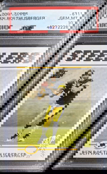2004 Topps #311 Ben Roethlisberger RC PSA 10 Mint Steelers Future HOF