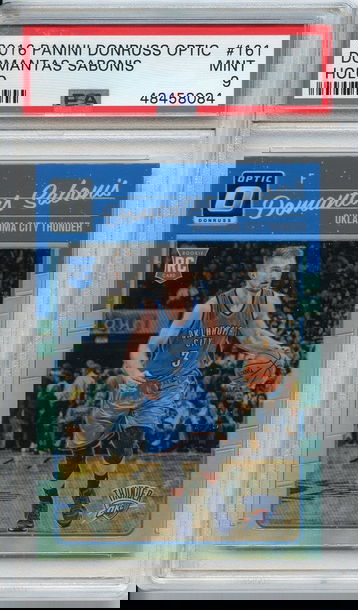 Domantas Sabonis Optic Holo Rookie PSA 9 NEP