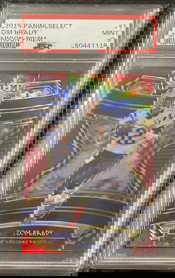 2019 Select Ruby Red Maroon Prizm Holo Refractor #1 Tom Brady #/149 PSA 9
