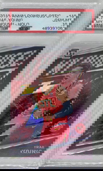 Trae Young My House Holo 2019 Panini Donruss Optic Gem Mint PSA 10