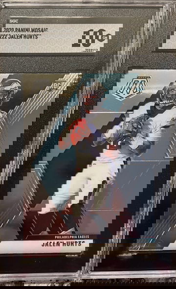 2020 Mosaic Jalen Hurts SGC 10!! Philadelphia Eagles!!RC