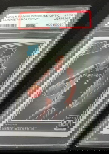 2018 Donruss Optic #174 Lonnie Walker IV Rated Rookie RC PSA 10 Gem Mint