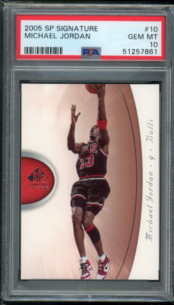 2005 SP Signature Michael Jordan PSA 10