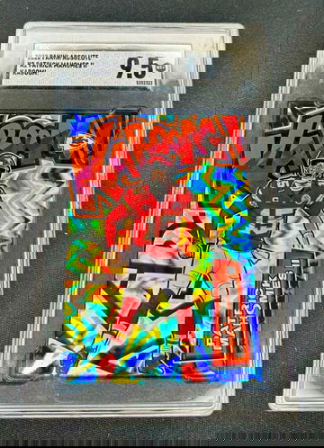 2022 Patrick Mahomes II Panini Absolute Kaboom Vertical Holo SGC 9.5 #K2 KABOOM! SP