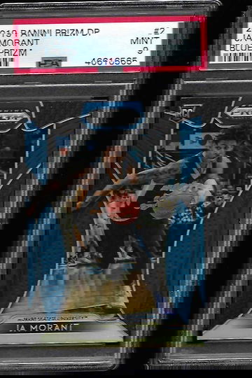 2019 PRIZM DRAFT JA MORANT BLUE PRIZM