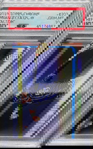 2019 Topps Chrome Refractor Fernando Tatis Jr. #203 PSA 10