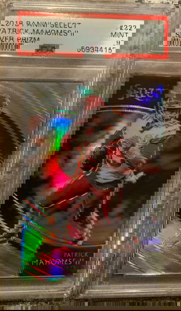2019 Panini Select Patrick Mahomes Silver Prizm PSA 9 Mint