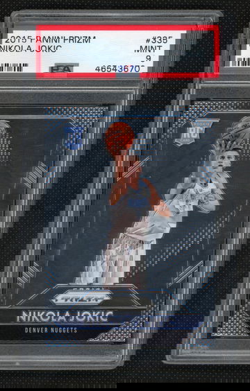 2015 Nikola Jokic Panini Prizm Rookie RC #335 PSA 9