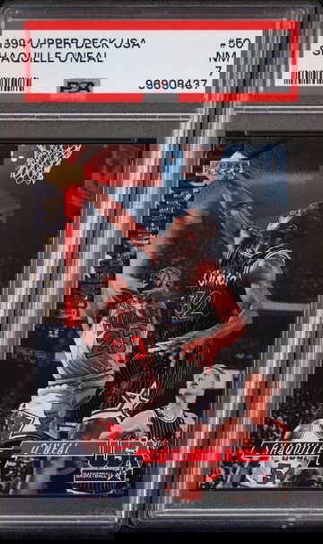 1994 UPPER DECK SHAQUILLE O'NEAL USA BASKETBALL #50 PSA 7