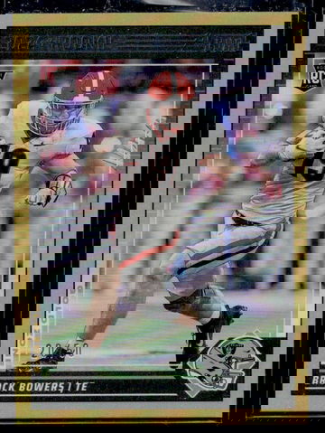 2024 Panini Score Gold Zone Brock Bowers #310 RC /50