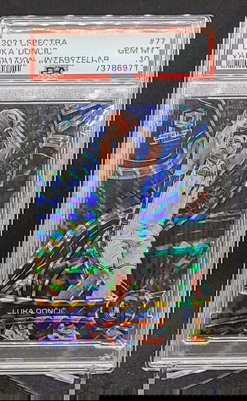 LUKA DONCIC 2021-22 Panini Spectra Variations Intersteller #/49. Psa 10