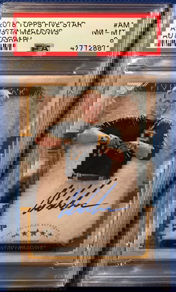 2018 Topps Five Star Austin Meadows AUTO PSA 8