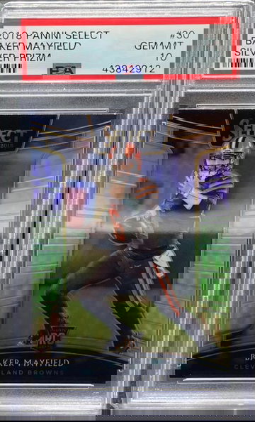 2018 Panini Select Baker Mayfield Silver #30 PSA 10