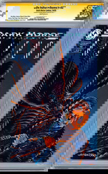 ALIENS - DARK HORSE PRESENTS #102 CGC-SS 9.4 *BERNIE WRIGHTSON* COVER & ART 1995