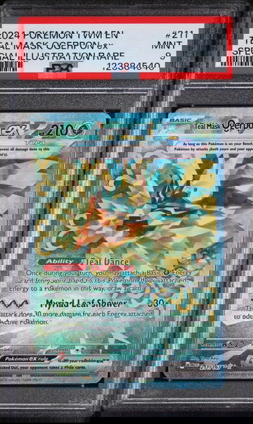 2024 Pokemon Twilight Masquerade Special Illustration Rare Teal Mask Ogerpon Ex #211 PSA 9