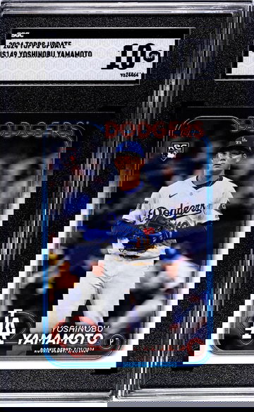 2024 Topps Update #US149 Yoshinobu Yamamoto SGC 10