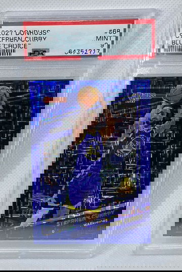 Stephen Curry Donruss Blue Choice /49 PSA 9